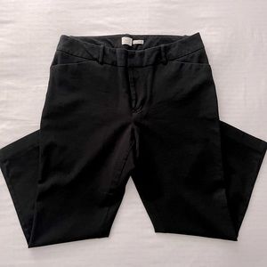Black slim ankle pants